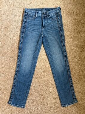 Talbots Rhinestone Everyday Soft Slim Ankle Jeans
